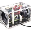 Głośnik bezprzewodowy Bluetooth 2x3W ​​​​​​​z wizualizacją LED i akrylową obudową DIY KIT