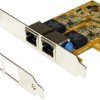 Karta sieciowa 2, EX-6072-3 PCIe RJ45, Exsys