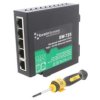 SW-725 Switch Ethernet, (niezarządzalny), liczba portów: 5, 44÷57V DC, RJ45