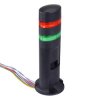 LD6A-2DZQB-RG Red/Green Stack Light LED Tower with Sounder & Flasher Direct Mount 24VAC/DC IDEC