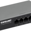 Intellinet 561792 Switch sieciowy 10 / 100 / 1000 MBit/s IEEE802.3af (15.4 W), IEEE802.3at (30 W)