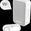 DC311SP2 Wireless gong for sockets with bell button, white