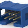 Pin header, 6 pole, pitch 2.54 mm, straight, blue, 2-1761603-1