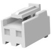 Plug housing, 2 pole, pitch 3.96 mm, straight, natural, 1-1123722-2