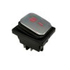 Przełącznik KCD4-MR ON-OFF 2T Podświetl. Red Hermet. IP65 250V/16A