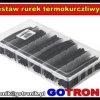 Zestaw rurek termokurczliwych 10cm CZARNE