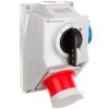 Zestaw instalacyjny z/o C32-48.1N przełącznik L-0-P + wtyk 32A 3P+N+Z/32A 2P+Z IP44 974028