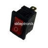 Przełącznik prost. ON/OFF 230V IRS-701AC czer podś