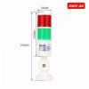 Wieża Kolumna sygnalizacyjna ( 2-moduły ) LED 230V AC + buzzer