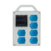 Rozdzielnica budowlana RB 4M gniazda 6x250V IP44 R-BOX240R B.1721R PAWBOL