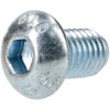 R-TECH 337362 M10 X 16 Hex Socket Button Screws Steel BZP