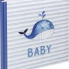 walther+ design Baby Sam UK-183-L Fotoalbum (S x W) 28 cm x 30.5 cm niebieski 50 strony