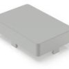 Aperture, rectangular, (L x W x H) 20.85 x 14 x 5.5 mm, light gray, for short-stroke pushbutton, 5.46.681.003/0700