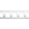 VENA Ramka pięciokrotna aluminium 514085