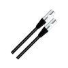Cordial 15621 RJ45 Network cable CAT 6A Black PUR coating 3.00 m