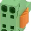Phoenix Contact 1765418 Złącze męskie PCB Łączna ilość styków 4 Ilość rzędów 1 10 szt.