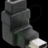 65096 USB-B mini 5-pin plug/socket 90° angle