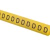 Oznacznik przewodów OZ-2/D żółty E04ZP-01020401500 /100szt./