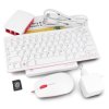 Desktop Kit oficjalny zestaw z obudową oraz klawiaturą i myszką czerwono-białą do Raspberry Pi 5