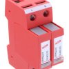 Ochronnik przeciwprzepięciowy modularny 275 V AC na szynę DIN Dehn Ogranicznik przepięć typu 2 40kA