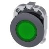 Siemens 3SU10610JA400AA0 Przycisk podświetlany 3SU1061-0JA40-0AA0, 30.5 mm, 1 szt.
