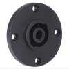 2 Pole Speakon Panel Mount Round Socket Connector