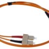 Kabel światłowodowy, średnica: 62.5/125μm, OM1 Wielomodowy, Pomarańczowy, ST/SC