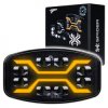 Reflektor drogowy LED samochodowy, 3 funkcje: pozycyjne, drogowe, ostrzegawcze strobo, 54W, 72 LED, L3436