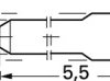 Coding strip for female connectors, 926329-1