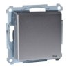 MERTEN Gniazdo wtykowe schuko z klapką i przesłoną IP44 zaciski bezśrubowe aluminiowe MTN2314-0460 SCHNEIDER ELECTRIC