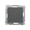 SIMON 55 Wyłącznik zwierny przycisk bez piktogramu szybkozłącza grafitowy mat TP1.01/116 KONTAKT SIMON