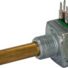 Film potentiometer, 100 kΩ, 0.2 W, linear, solder pin, 63250-01600/100K LIN