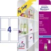 Avery-Zweckform MD4001 Bottle Labels 90x120mm White 20 Labels Permanent Inkjet