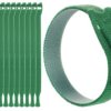 Opaski rzepowe 20x200 BTB Straps zielone /opakowanie 10szt./