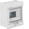 Rozdzielnica hermetyczna natynkowa 6 modułowa 1x6M drzwi transparentne UV z przetłoczeniami IP65 vector outdoor VE106PN HAGER
