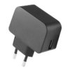 Adapter AC/DC Uwy 5V dc Iwy 3A USB typ A 18W, typ wtyczki: 2-pinowa EU