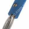 RA-104 BL Wtyk izolowany 4mm, banan. mini, przykręcane, niebieski, RA104BL, WYPRZEDAŻ