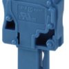 Plug, spring balancer connection, 0.08-6.0 mm², 1 pole, 32 A, 8 kV, blue, 3042793