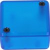 ABS enclosure, (L x W x H) 40 x 40 x 20 mm, blue/transparent, IP54, 1551PTBU