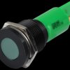 Q16F1BXXG220E Indicator LED, 220 V AC, 16 mm, FASTON, green/BlC