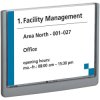 Durable 486637 Door sign (W x H) 210mm x 148.5mm Graphite