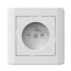 Gniazdo Podtynkowe Z Uziemieniem, Silva, Białe / 46136