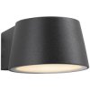 Paulmann 94713 Capea Outdoor Wall Light 6W Black 2200K Insect-Friendly