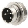Wtyk Din Amphenol Industrial 4-pinowe, seria signalmate C091 Montaż na panelu Prosty M16 300 V 4 5A IP40 Wkręcana