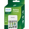 Ładowarka usb do akumulatorków baterii + akumulatorki AA AAA Philips scb4013nb/00