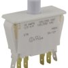Mikroprzełącznik drzwi, Przycisk, DPDT, 10 A przy 250 V AC, Wypustka
