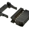 Gniazdo; IDC; FC10/IDC10; 10 torów; 2x5; proste; 2,54mm; selektywnie złocone; na taśmę; zaciskany; Connfly; RoHS