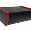 Obudowa AL-105 aluminiowa (ramka czerwona) 110x156x50