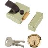 Yale Locks 85 Deadlocking Nightlatch 40mm Backset Brasslux Finish Box
