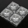 Soczewka LED 4-LEDowa 50 x 50 x 8.5mm, do użytku z LH351A, Ledil, seria: High Bay